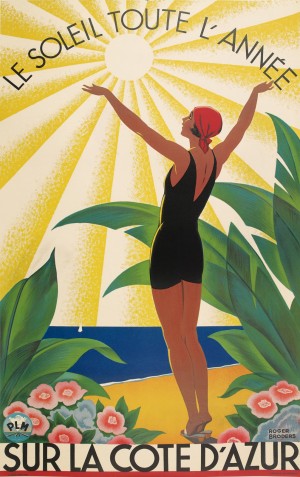 Sun All Year On the Cote dAzur poster in 1931
